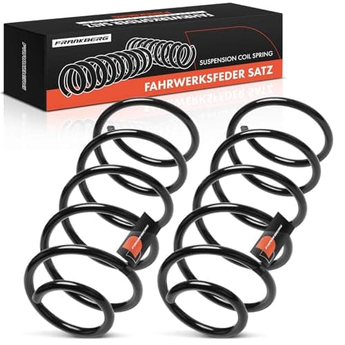Image of Frankberg 2x Coil Spring Front Axle Left Right coil spring Compatible with S80 I 184 1999-2006 V70 II 285 1999-2008 Replace# 8624883