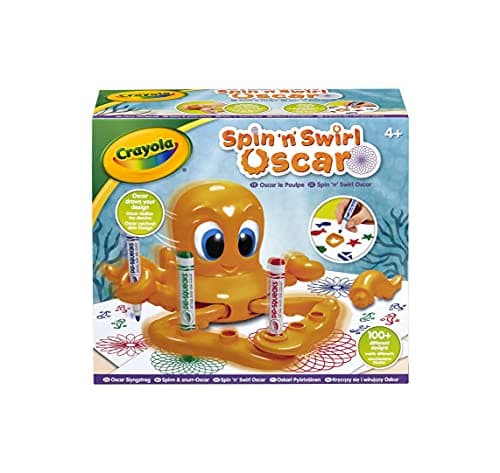 Image of CRAYOLA Spin 'n' Swirl Oscar the Octopus | Place Multiple Pens in Oscars Arms and Watch Him Draw Spiral Art All by Himself!