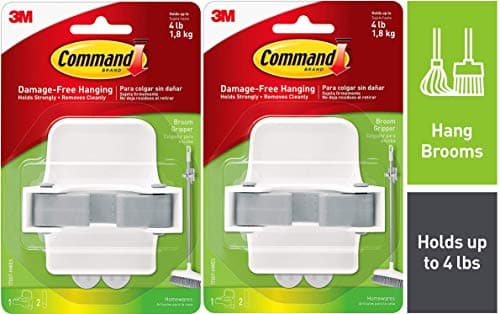 Image of Command Broom Gripper Hook, White