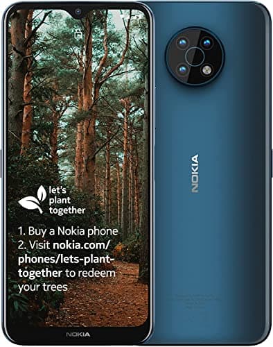 Image of Nokia G50 5G Smartphone with 6.82" HD+ Display, Android 11, 4GB RAM/64GB ROM, 5000 mAh Battery, 48MP Triple Camera, 18W Quick Charging Compatible, Video Selfie Stabilisation - Blue (Renewed)