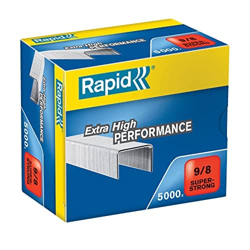Image of Rapid 9/8 Staples R9 and R49 8mm shank length (Pack 5000)