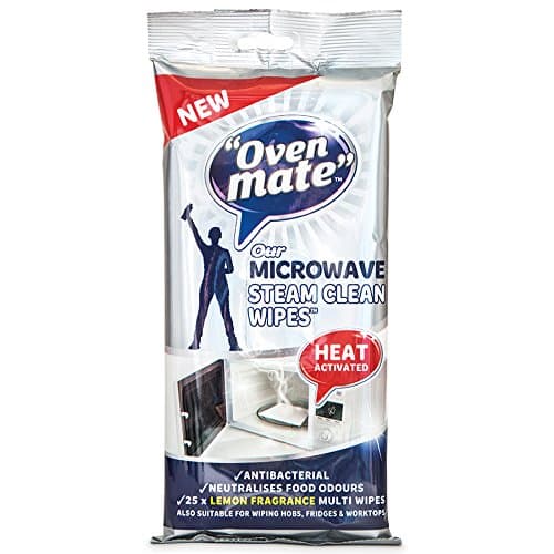 Image of Oven Mate Microwave Steam Clean Cleaning Cloths - Pack of 25