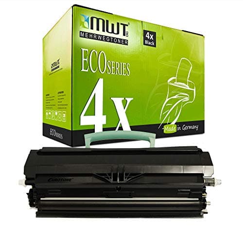 Image of 4x Kraft Office Supplies toner cartridge compatible for Dell P 1700 n replaces 593-10042 K3756 black Y5007 593-101 Black