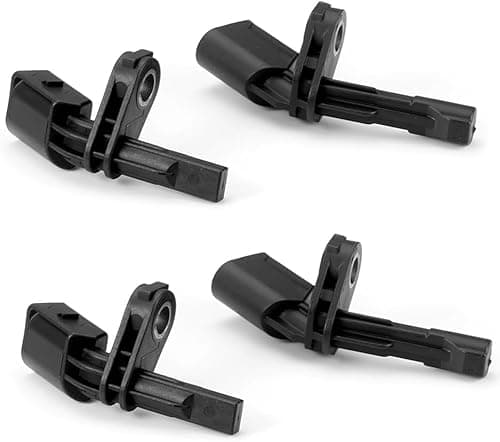 Image of KOOLEVER 4PCS Front Rear Left & Right ABS Wheel Speed Sensor Set, for VW Golf Jetta Passat Touran Tiguan, MK5 MK6 Platform Vehicles Audi A3 2003-2012, 1K0927807 1K0927808 7H0927803 7H0927804