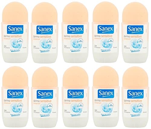 Image of 10x Sanex Dermo Sensitive Roll On Deodorant 50 ml