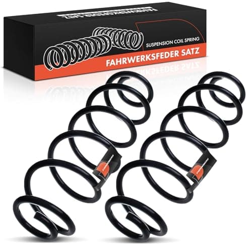 Image of Frankberg 2x Coil Spring Rear axle Compatible with A4 8K2 B8 1.8L Saloon 2007-2015 Replace# 8K0511115DD