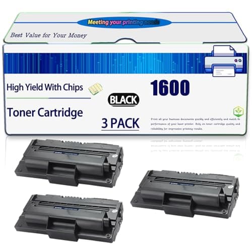 Image of Compatible for Dell 1600 Toner Cartridge 1600 1600n Printers, High Yield 3000 Pages, with Chip (3 Pack Black)