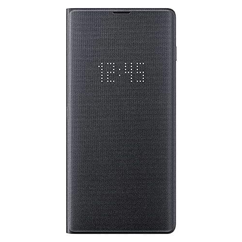 Image of Samsung Original Galaxy S10+ Protective LED View Wallet Cover Case - Black