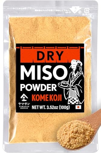 Image of YAMASAN KYOTO UJI Japanese Dry Miso Seasoning, Freeze-Dried Miso Powder, No Additives, Vegan, Delicious Flavor for Various Foods, Made in Japan (100g)