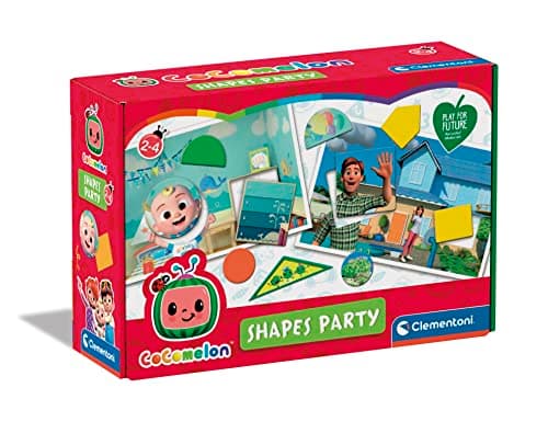 Image of Clementoni 18105, Cocomelon Shapes party Educational Toy for Children, Ages 2 Plus