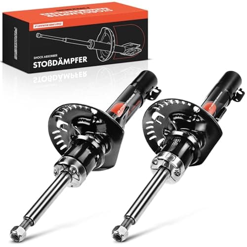 Image of Frankberg 2x Shock Absorber Strut Front Left Right 511mm Gas pressure Compatible with Fabia II 542 Polo 9A 9N Fabia II Estate 545 Replace# 16451, 300032