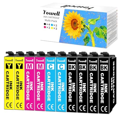 Image of Yowell 405XL Printer Cartridges Compatible with Epson 405 405xl Multipack for Workforce Pro WF-3820DWF WF-3825DWF WF-4820DWF WF-4825DWF WF-4830DTWF WF-7830DTWF WF-7835DTWF WF-7840DTWF, Pack of 10
