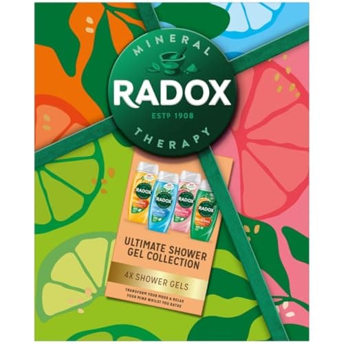 Image of New Radox Ultimate Mineral Therapy Shower Gel Gift Set – 4 Pack | Refreshing & Revitalising Body Wash Collection | Cleanse & Rejuvenate Your Skin – Perfect Gift for Him & Her A-27
