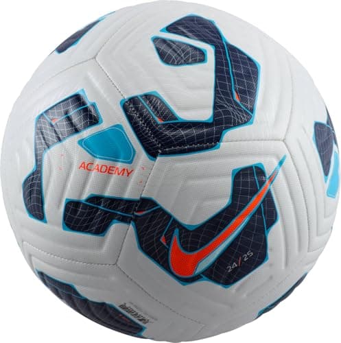 Image of Nike Unisex-Adult Academy - Fa24 Football Balls White/Blackened Blue/Hyper Cri 68-70