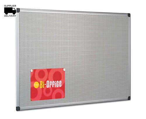 Image of Bi-Office Maya Combonet Magnetic Notice Board, Aluminium Frame, 1200 x 900 mm