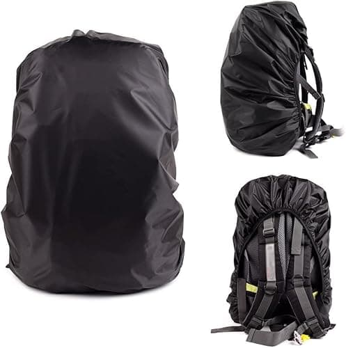 Image of AidShunn Waterproof Backpack Rain Cover (70L) Foldable Rucksack Covers Rainproof Dustproof Bag Protector for Hiking Camping Traveling Cycling Outdoor Activities Rainy Days