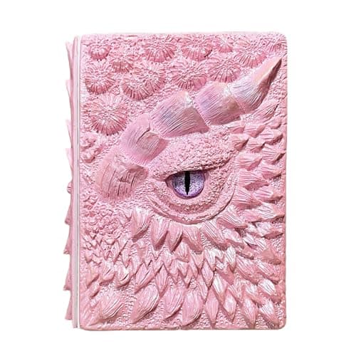 Image of Dragon Eye Embossed Journal - Hardcover Vintage Notebook, Intricate Fantasy Design, Artistic Writing Diary, Pages, Notes, Sketches, Ideas | Elegant Home Office Decoration