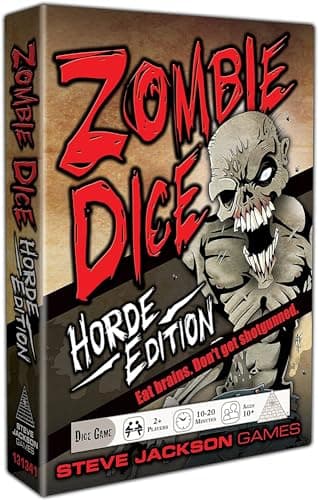Image of Steve Jackson Games | Zombie Dice Horde Edition | Dice Game | Ages 10+ | 2-8 Players | 10-20 Minutes Playing Time Multicoloured SJG31341