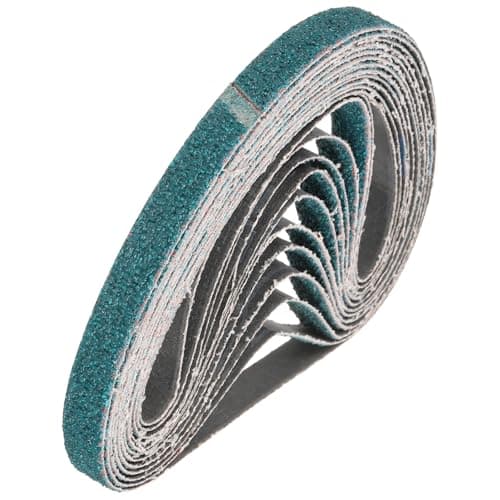 Image of sourcing map 13mm x 305mm Sanding Belts, 16 Pcs 40/60/80/120 Grit Zirconia Abrasive Belt Sander File Belt for Woodworking, Metal Polishing, Knife Sharpener