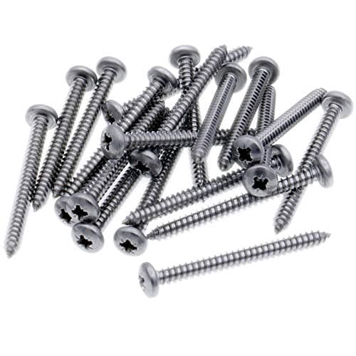 Image of No.10 x 0.875 (4.8mm x 22mm) Pozi Pan Self-Tapping Screw - Stainless Steel (A2) (Pack of 20)