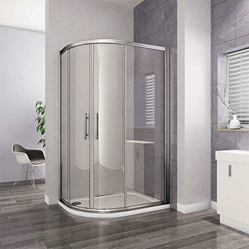 Image of 1000x900x1850mm Xinyang Quadrant Shower Enclosure 6mm Easy Clean Glass Sliding Shower Cubicle Door
