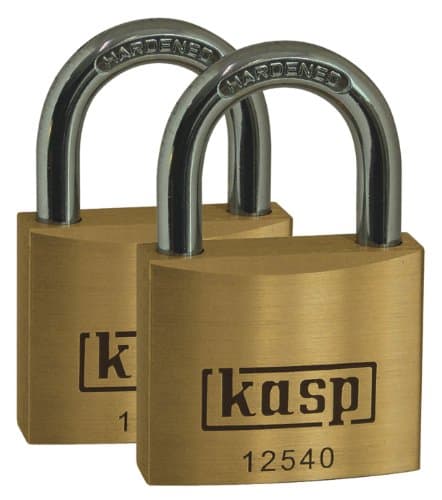 Image of Kasp 125 Premium Brass Padlock - 40 Millimeters - Twin