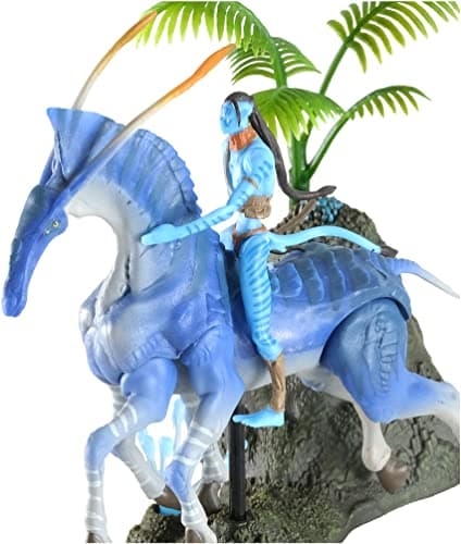 Image of McFarlane Toys - Disney Avatar – World of Pandora Tsu’tey and Direhorse Avatar Movie Action Figure – Disney Toys – collectible Figure – Ages 8+