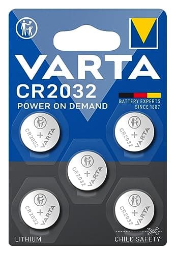 Image of VARTA Batteries Electronics CR2032 Lithium button cell 3V battery 5-pack, Button cells in original blister pack of 5