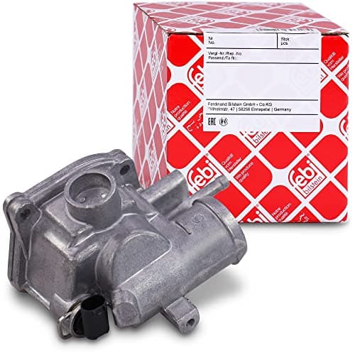 Image of febi bilstein 102115 Thermostat with Casing, Seal and Temperature Switch, Pack of 1
