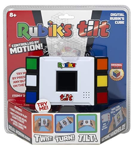 Image of IDEAL | Rubik's Tilt Electronic Game: Twist, Turn, Learn | Brainteaser Puzzles | Ages 8+