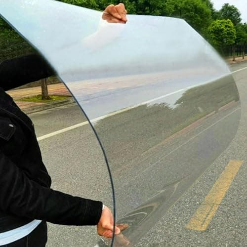 Image of Clear Polycarbonate Sheets for Roof, Impact Resistant PC Panels, Daylighting Canopy Cover, & Greenhouse Replacement, 1m x 3.5m (3.3ft x 11.5ft)