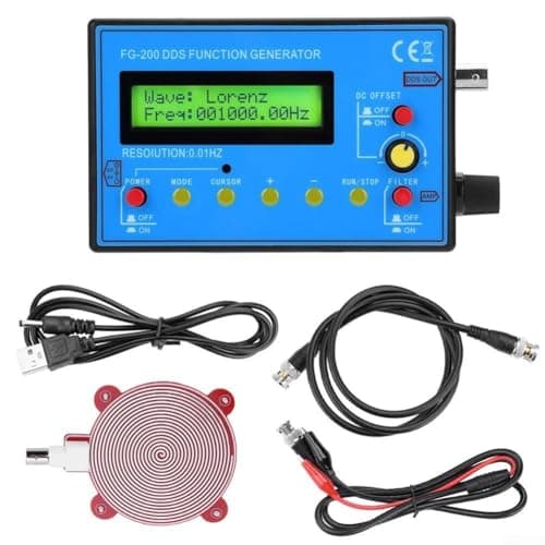 Image of FG-200 DDS Function Generator Module with Frequency Counter 0.01Hz to 500kHz Sine Square Triangle Gaussian Lorentz Pulse Outputs