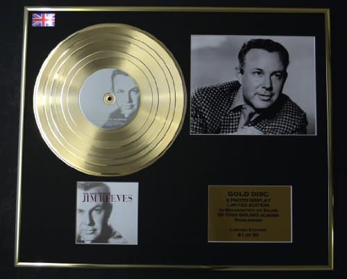 Image of JIM REEVES/CD GOLD DISC/RECORD & PHOTO DISPLAY/LTD. EDITION/COA/THE VERY BEST OF