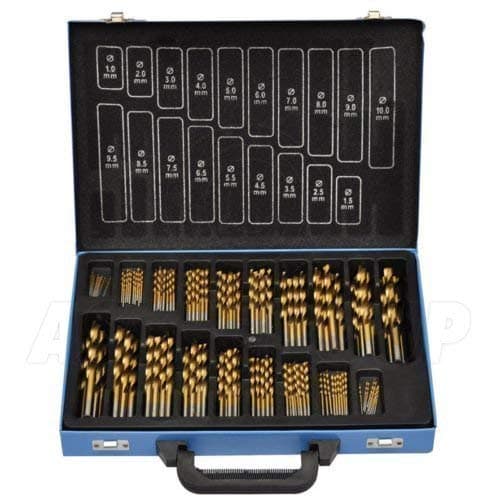 Image of 170pc Drill Bit Set in Metal Case HSS4241