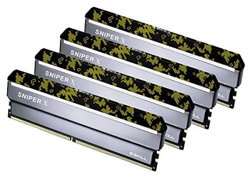 Image of G.Skill Sniper X F4-3600C19Q-64GSXKB 64GB DDR4 3600MHz Memory Module - Memory Modules (64GB, 4 x 16GB, DDR4, 3600MHz, 288-pin DIMM, Camouflage, Grey)