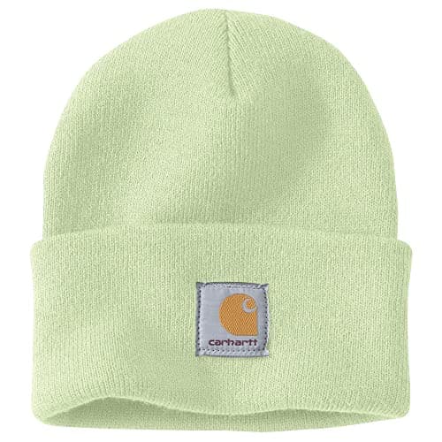 Image of Carhartt Mens Knit Cuffed Beanie (Closeout), Hint of Lime, One Size