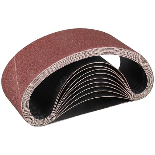 Image of STEBRUAM Sanding Belt 100 x 610 mm,10PCS 60 Grit