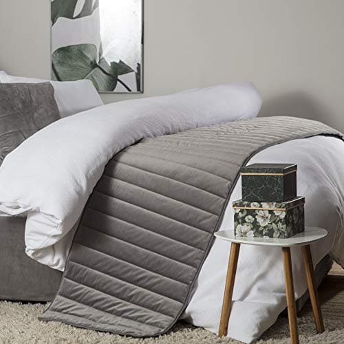 Image of Belledorm Verona Bed Runner (One Size) (Charcoal)