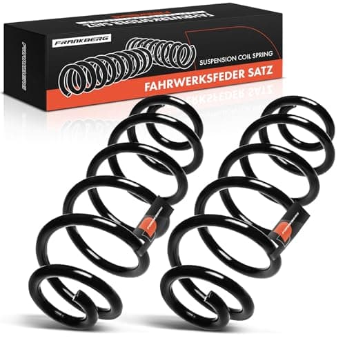 Image of Frankberg 2x Coil Spring Rear axle Compatible with A4 8K2 2007-2015 A4 Avant 8K5 2008-2015 A5 Sportback 8TA 2009-2017 Replace# 8K0511115EA
