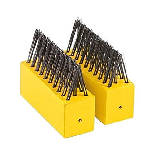 Image of Wolf-Garten "FB-ME Weeding Brush Heads Set, Yellow/Black, 9x20x10 cm