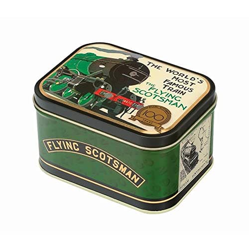 Image of Elite Gift Boxes Flying Scotsman Train Small Deep Rectangular Tin 105 x 78 x 42 mm