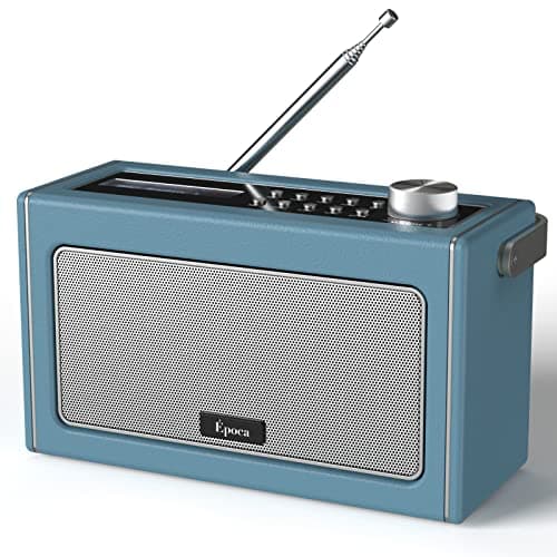 Image of DAB Radio Portable, DAB/DAB Plus Radio, FM Radio, Portable Bluetooth Speaker, Digital Radio with USB Charging for 15 Hours Playback, Bluetooth Stereo Speakers, Rechargeable