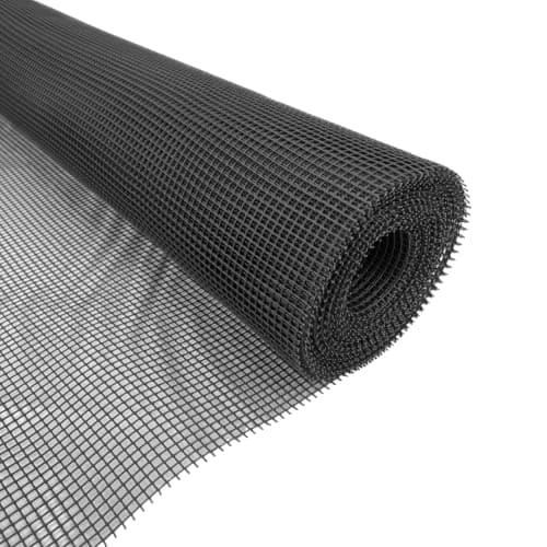 Image of Plastic Mesh Fencing | 1m x 10m | 5mm Hole | Black | Plastic Garden Fencing Mesh, Netting For Garden Fences, Plant Support, Tree Guards, Reusable Plastic Mesh For Climbing Plants, Vegetables, Pets