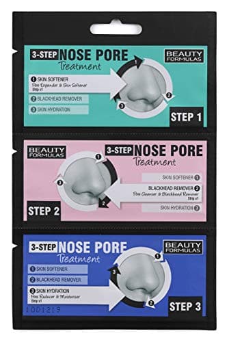 Image of Beauty Formula 3 Step Nose Pore Treatment, 1