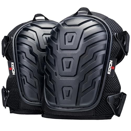 Image of NoCry Professional Knee Pads for Work, with Heavy Duty Foam Padding and Comfortable Gel Cushion, Strong Double Straps and Adjustable Easy-Fix Clips, For Men, Women, Gardening, Flooring, DIY, Cleaning