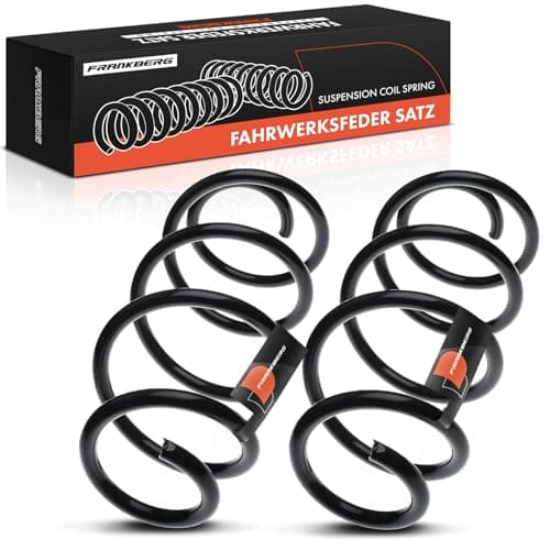 Image of Frankberg 2x Coil Spring Front axle Compatible with R.a.n.g.e R.o.v.e.r Evoque L538 2.0L 2.2L SUV 2011-2021 Replace# LR024490