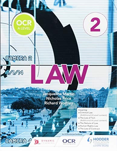 Image of OCR A Level Law Book 2