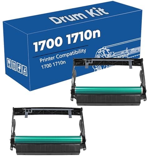 Image of RTEUYH 1700 1710n Imaging Unit 310-5404 593-10078 Drum Unit Replacement for Dell 1700 1710n Printer 2-pack