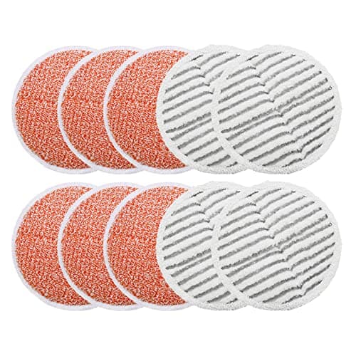 Image of GreeSuit 10 Pack Replacement Steam Mop Pads for Bissell Spinwave 2039A 2124-6 Heavy Scrub Pads, 4 Scrubby Pads