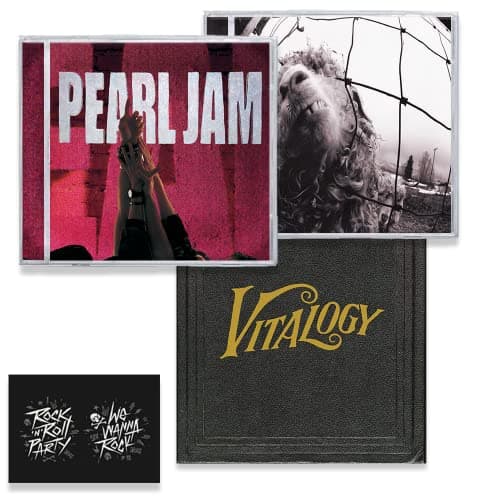 Image of Pearl Jam 3 CD Debut Album Collection ( Ten / Vs. / Vitalogy ) + Including Bonus Art Card